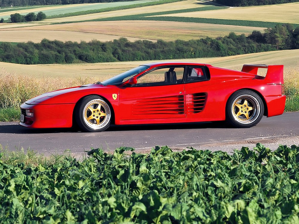 „Ferrari Testarossa Koenig Bi-Turbo“ : Mėgstamiausio 9-o dešimtmečio super-automobilio evoliucija 