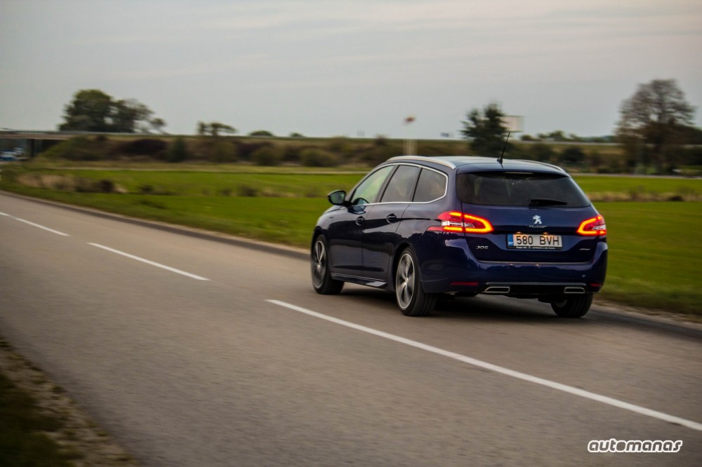 Peugeot 308 GT SW testas 