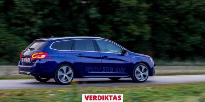 Peugeot 308 SW verdiktas su nuotrauka