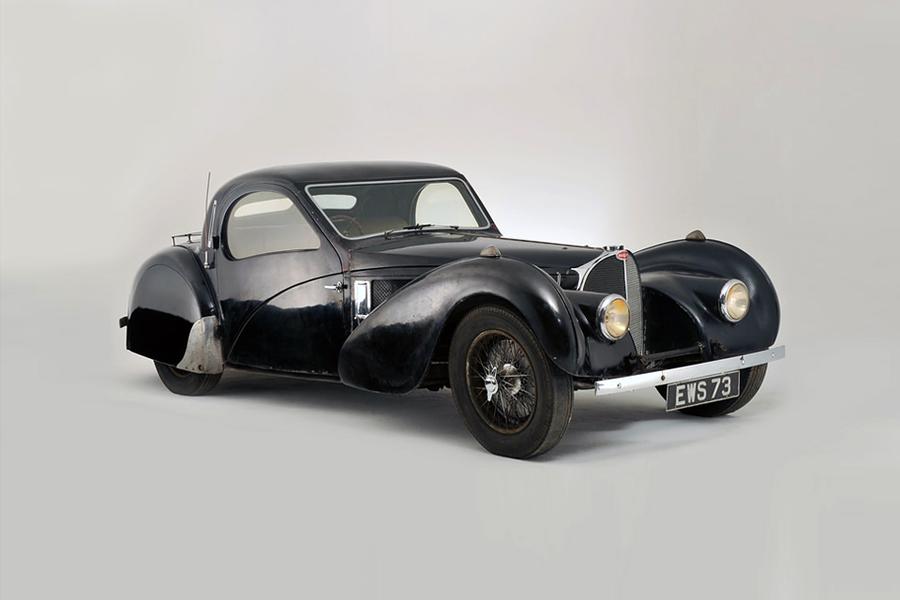 Itin reta Bugatti Type 57S Atalante kupė