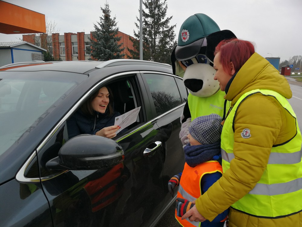 Lietuvos automobilių klubo saugus eismo akcija