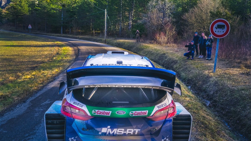 Deivido Jociaus vairuojama Ford Fiesta WRC