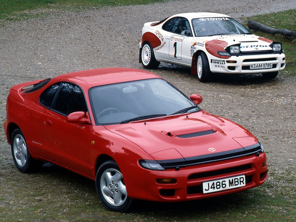 Ribotos laidos Toyota Celica GT-Four kupė