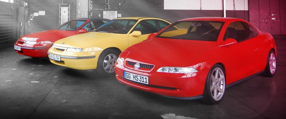 Antros kartos Opel Calibra kupė