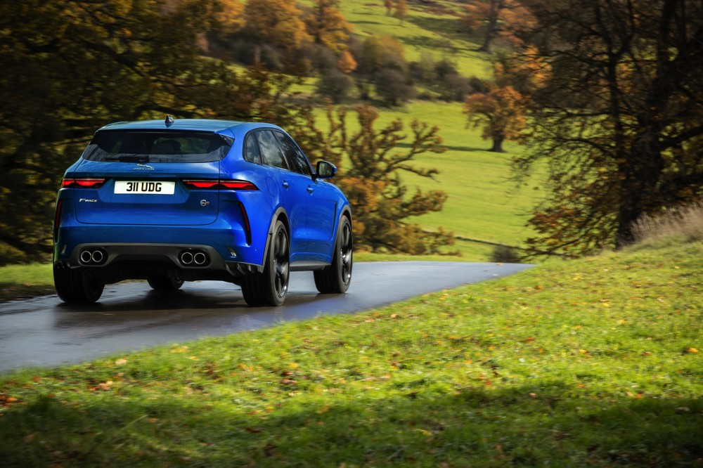 Jaguar has updated the high-performance SVR version of the F-Pace SUV