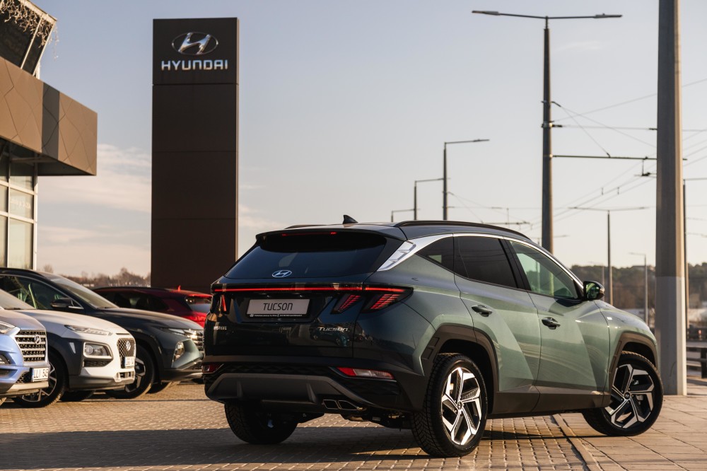 This is the new Hyundai Tucson, the fourth generation of the brand's global best-seller