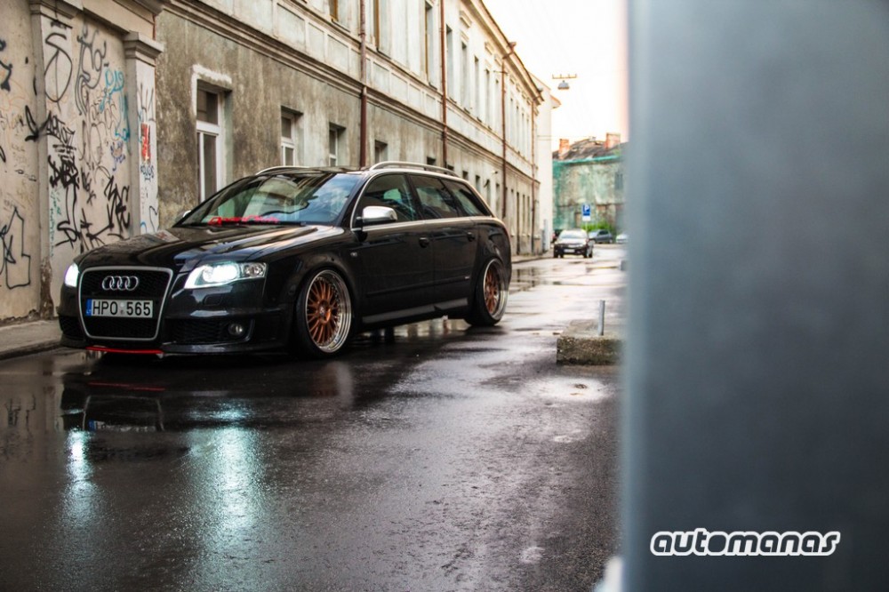 Giedrius už Audi A4 vairo