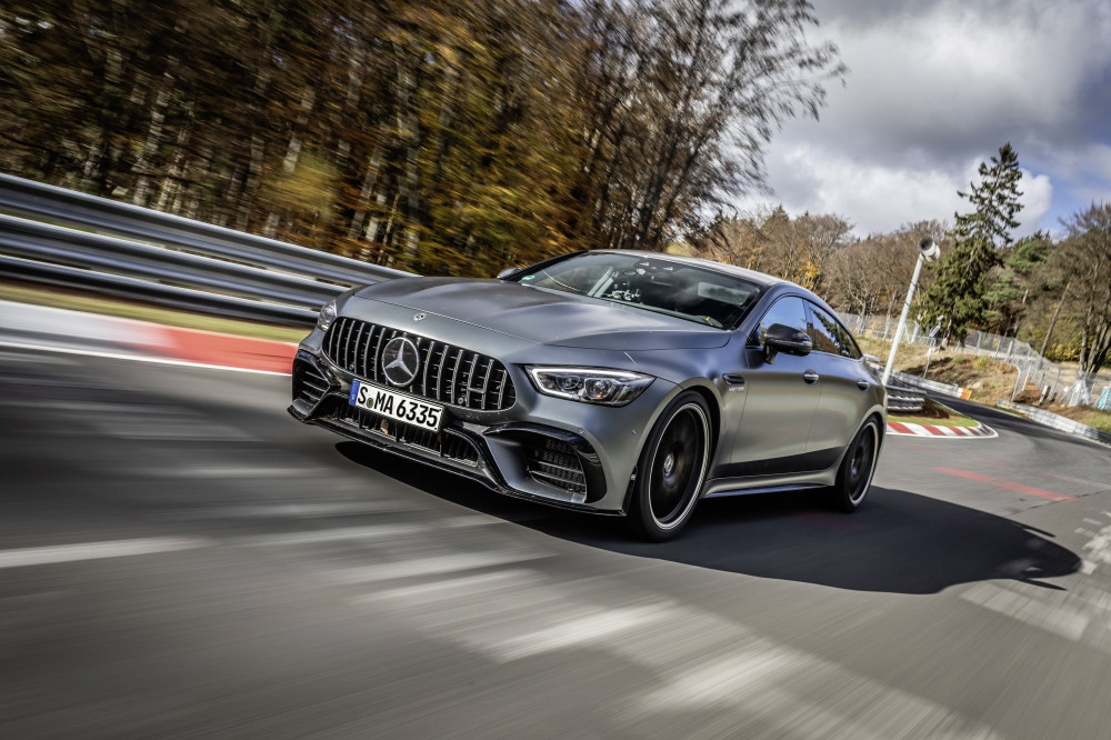 <a href='https://www.autobilis.lt/skelbimai/naudoti-automobiliai/mercedes-benz' target='_blank' class='phrase'>Mercedes</a>-AMG GT 63 S 4MATIC+ set a new record in Nürburgring