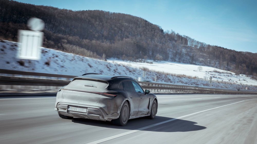 Porsche Taycan Cross Turismo bandymai Vokietijoje