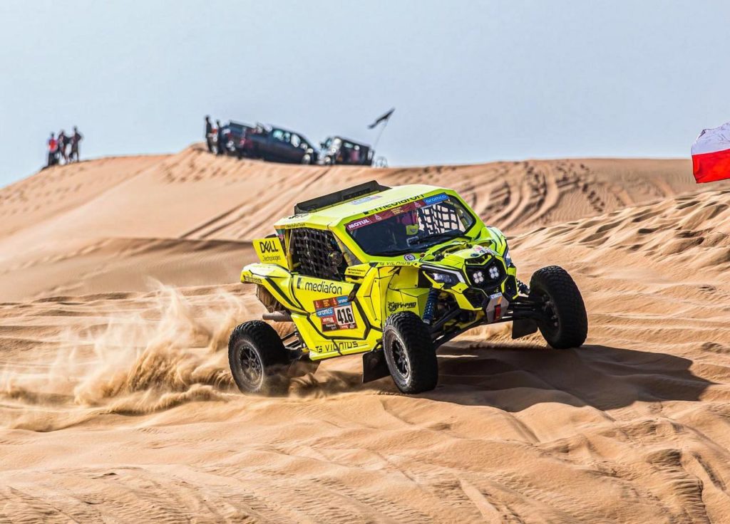 Tomas Jančys ir Irmantas Bražiūnas Dakaro ralyje